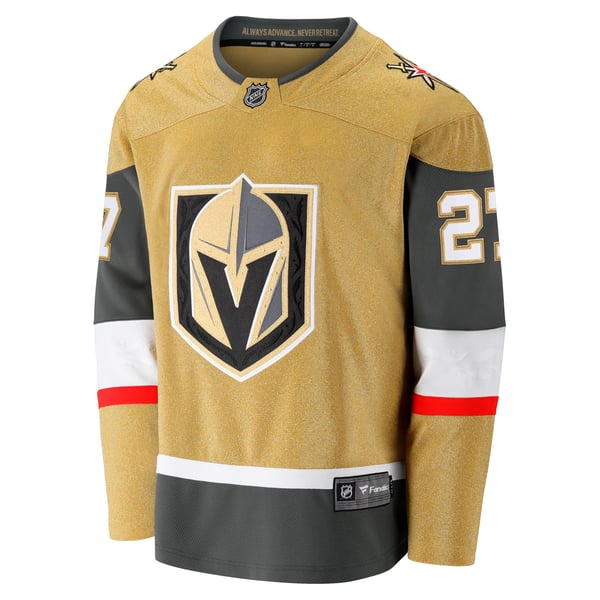 Men's Vegas Golden Knights Shea Theodore Fanatics Gold Home Breakaway Jersey - Image 3