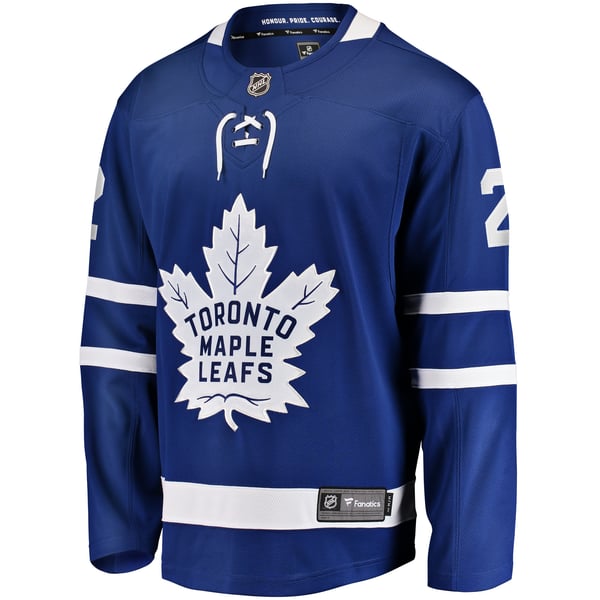 Men's Toronto Maple Leafs Simon Benoit Fanatics Blue Home Premier Breakaway Player Jersey - Image 3