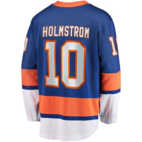 Men's New York Islanders Simon Holmstrom Fanatics Blue Home Premier Breakaway Player Jersey - Image 4