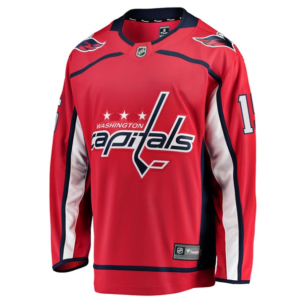 Men's Washington Capitals Sonny Milano Fanatics Red Home Breakaway Jersey - Image 3