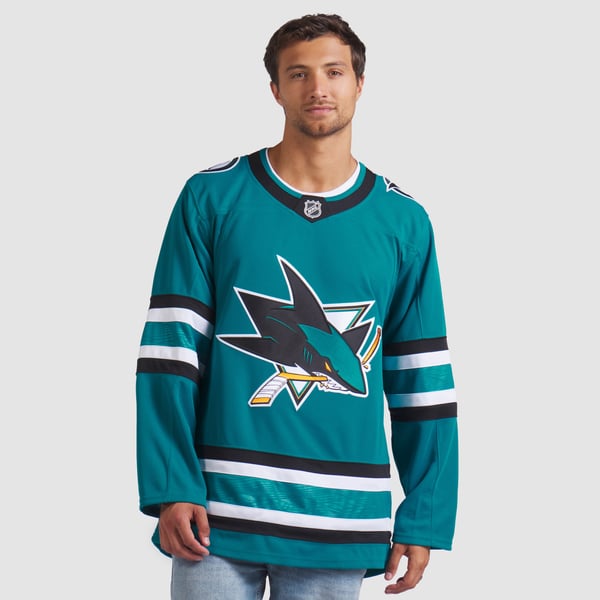 Men's San Jose Sharks Fanatics Teal Home Premium Jersey - Image 5