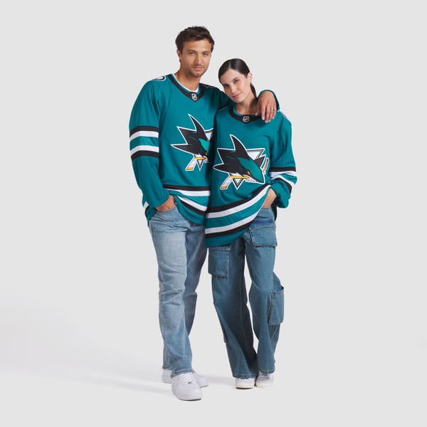 Men's San Jose Sharks Fanatics Teal Home Premium Jersey - Image 8