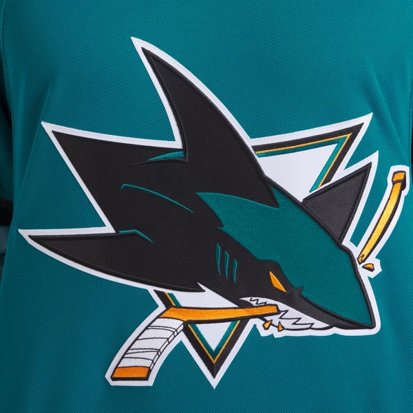 Men's San Jose Sharks Fanatics Teal Home Premium Jersey - Image 9
