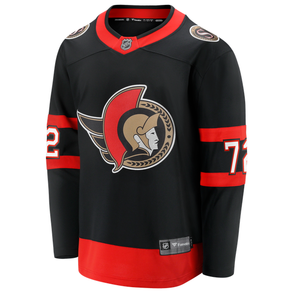 Men's Ottawa Senators Thomas Chabot Fanatics Black Home Breakaway Jersey - Image 3