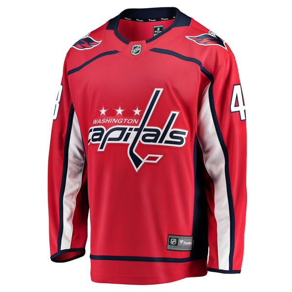 Men's Washington Capitals Tom Wilson Fanatics Red Home Breakaway Player Jersey - Image 3