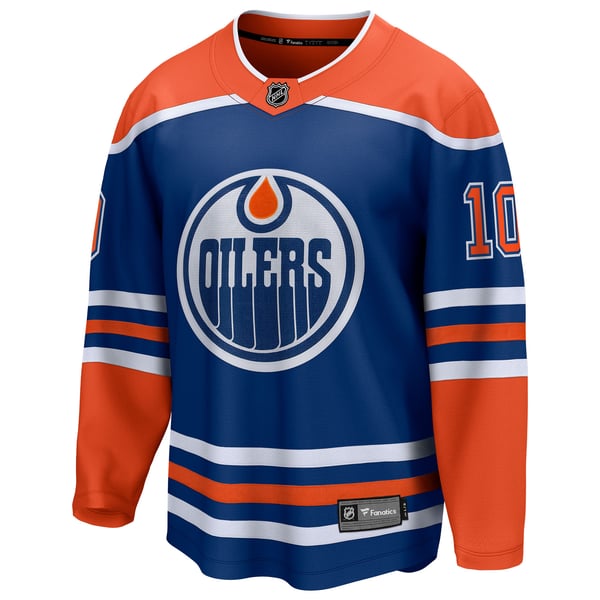 Men's Edmonton Oilers Trent Frederic Fanatics Royal Home Breakaway Jersey - Image 3
