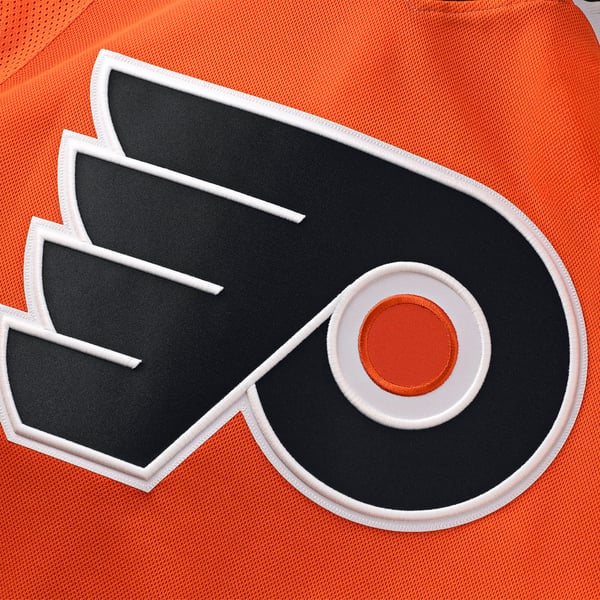 Men's Philadelphia Flyers Trevor Zegras Fanatics Orange Home Premium Jersey - Image 5