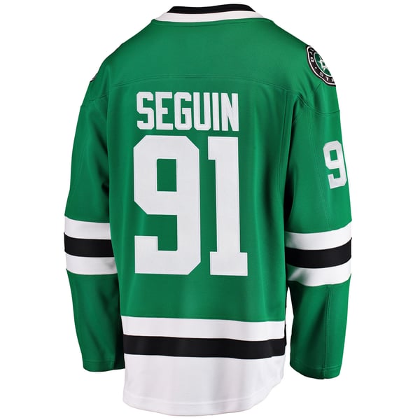 Men's Dallas Stars Tyler Seguin Fanatics Green Breakaway Player Jersey - Image 4