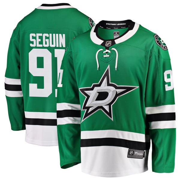 Men's Dallas Stars Tyler Seguin Fanatics Kelly Green Breakaway Home Jersey - Image 1