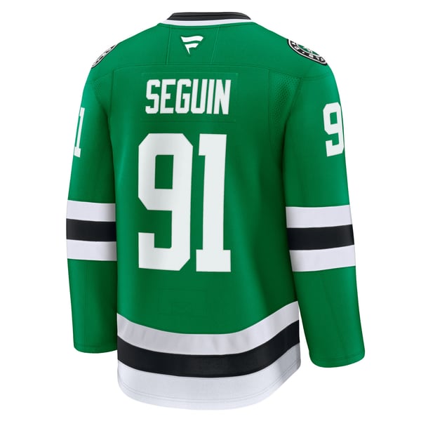 Men's Dallas Stars Tyler Seguin Fanatics Kelly Green Home Premium Jersey - Image 4