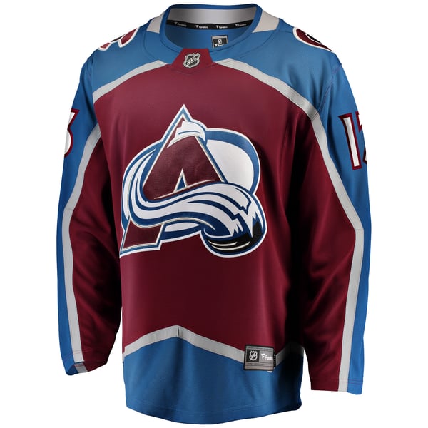 Men's Colorado Avalanche Valeri Nichushkin Fanatics Burgundy Breakaway Player Jersey - Image 3