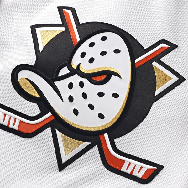 Men's Anaheim Ducks Fanatics White Away Premium Custom Jersey