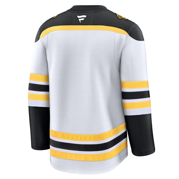 Men's Boston Bruins Fanatics White Away Premium Jersey