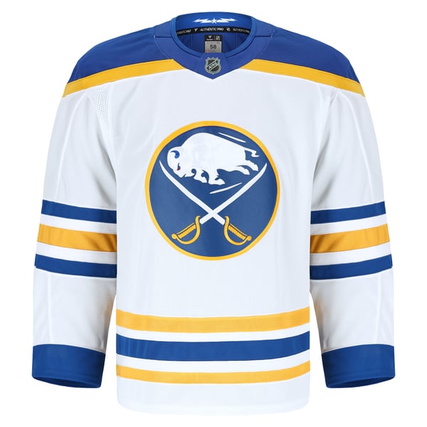 Men's Buffalo Sabres Fanatics White Away Authentic Pro Jersey - Image 3