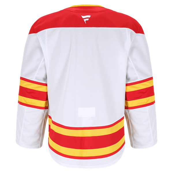 Men's Calgary Flames Fanatics White Away Authentic Pro Jersey - Image 4