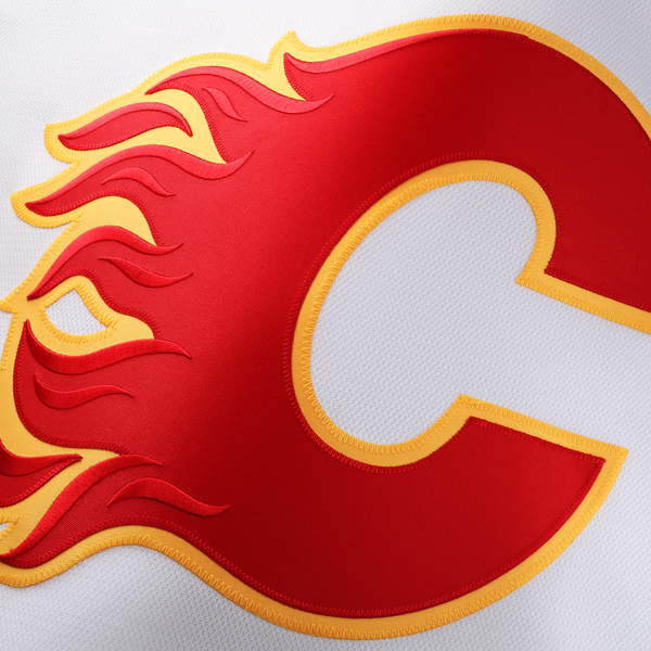 Men's Calgary Flames Fanatics White Away Authentic Pro Jersey - Image 6