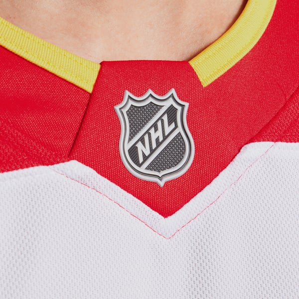 Men's Calgary Flames Fanatics White Away Premium Jersey - Image 10