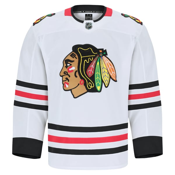 Men's Chicago Blackhawks Fanatics White Away Authentic Pro Jersey - Image 3