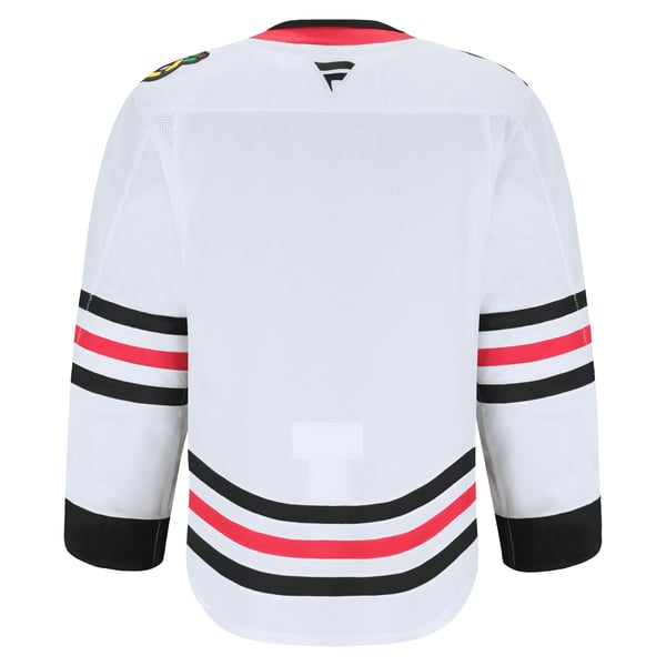 Men's Chicago Blackhawks Fanatics White Away Authentic Pro Jersey - Image 4