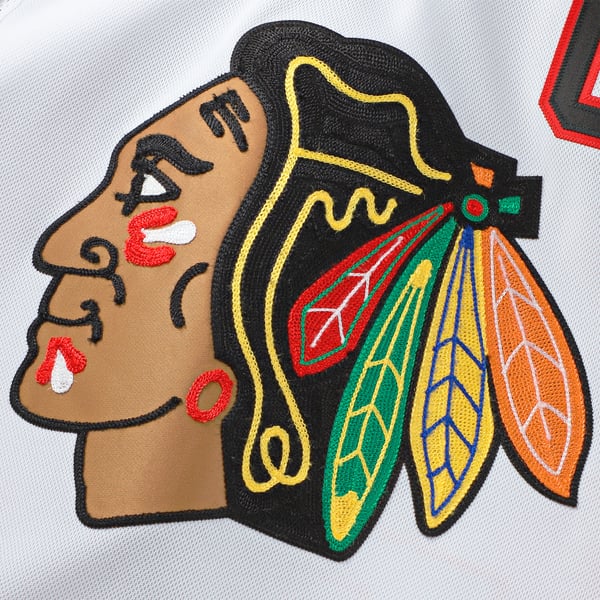 Men's Chicago Blackhawks Fanatics White Away Premium Jersey - Image 5