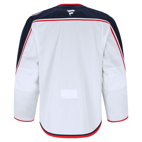Men's Columbus Blue Jackets Fanatics White Away Authentic Pro Jersey - Image 4