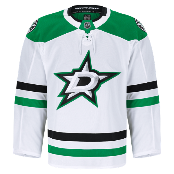 Men's Dallas Stars Fanatics White Away Authentic Pro Jersey - Image 3