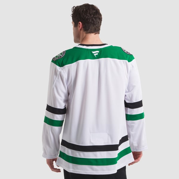 Men's Dallas Stars  Fanatics White Away Premium Jersey - Image 6