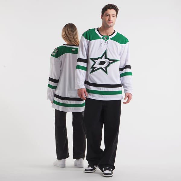 Men's Dallas Stars Fanatics White Away Premium Jersey - Image 8