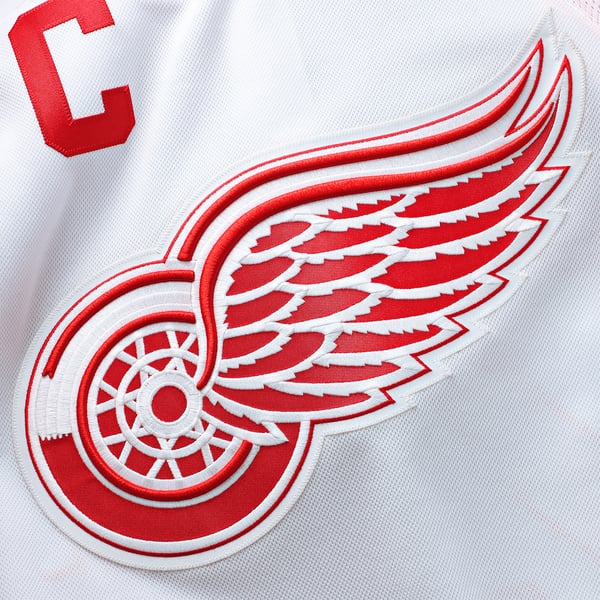 Men's Detroit Red Wings Fanatics White Away Premium Jersey - Image 5