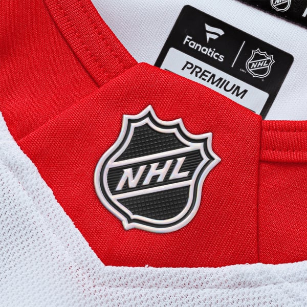 Men's Detroit Red Wings Fanatics White Away Premium Jersey - Image 6