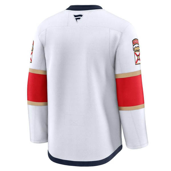 Men's Florida Panthers Fanatics White Away Premium Jersey - Image 4