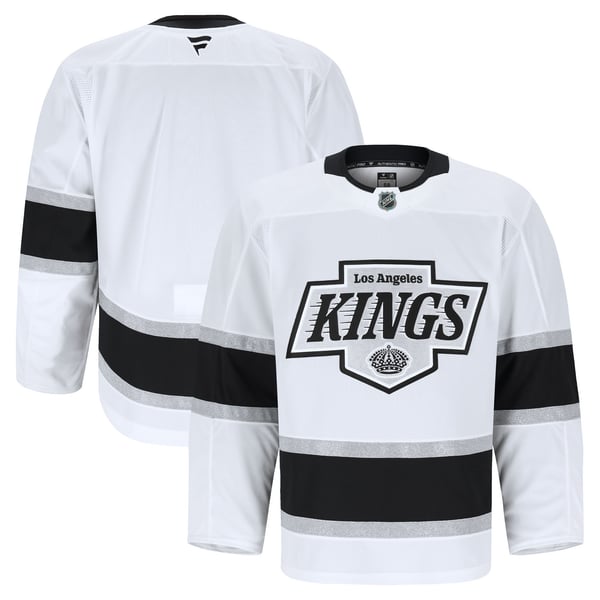 Men's Los Angeles Kings Fanatics White Away Authentic Pro Jersey - Image 1