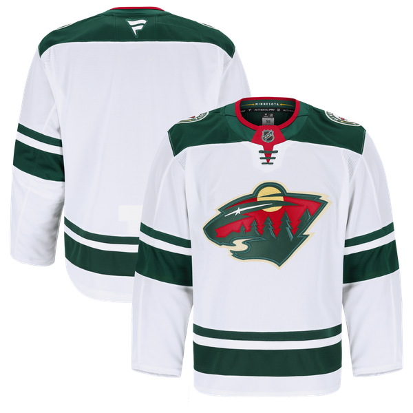 Men's Minnesota Wild Fanatics White Away Authentic Pro Jersey - Image 2