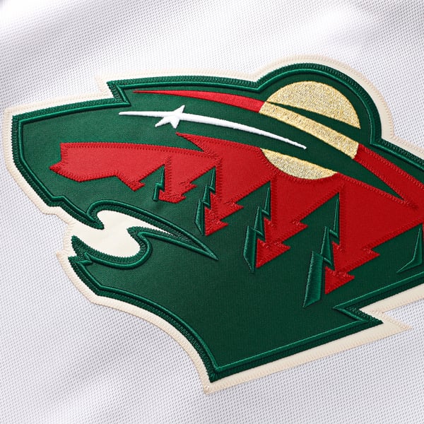 Men's Minnesota Wild Fanatics White Away Premium Custom Jersey - Image 5