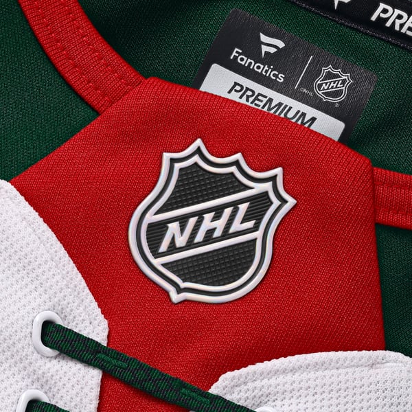 Men's Minnesota Wild Fanatics White Away Premium Custom Jersey - Image 6