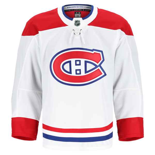 Men's Montreal Canadiens Fanatics White Away Authentic Pro Jersey - Image 3