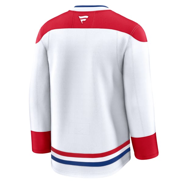 Men's Montreal Canadiens Fanatics White Away Premium Jersey - Image 4