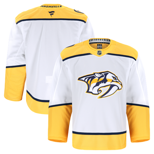 Men's Nashville Predators Fanatics White Away Authentic Pro Jersey - Image 2