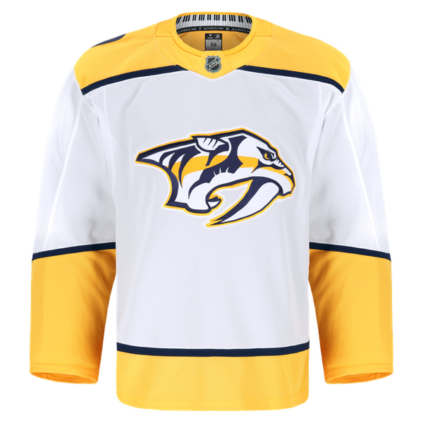 Men's Nashville Predators Fanatics White Away Authentic Pro Jersey - Image 3