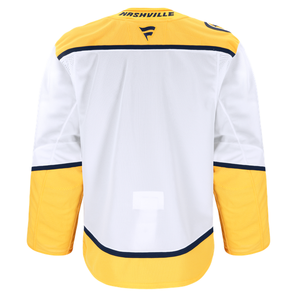 Men's Nashville Predators Fanatics White Away Authentic Pro Jersey - Image 4