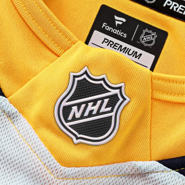Men's Nashville Predators Fanatics White Away Premium Jersey - Image 6