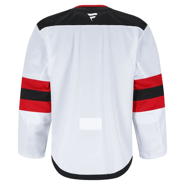 Men's New Jersey Devils Fanatics White Away Authentic Pro Jersey - Image 4