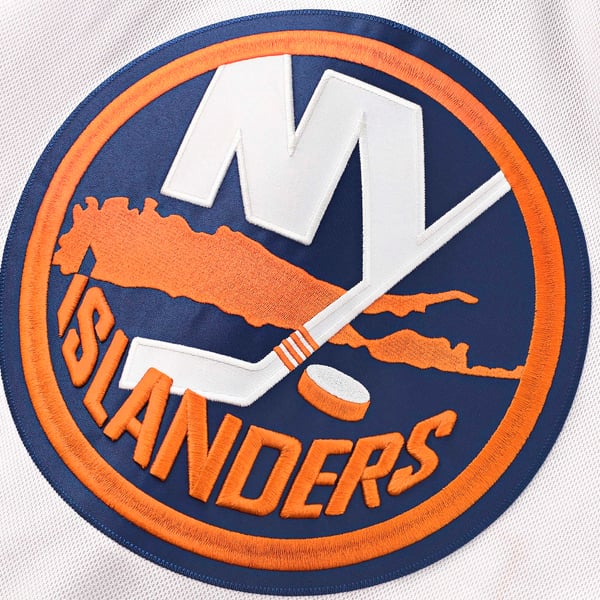 Men's New York Islanders Fanatics White Away Premium Custom Jersey - Image 5