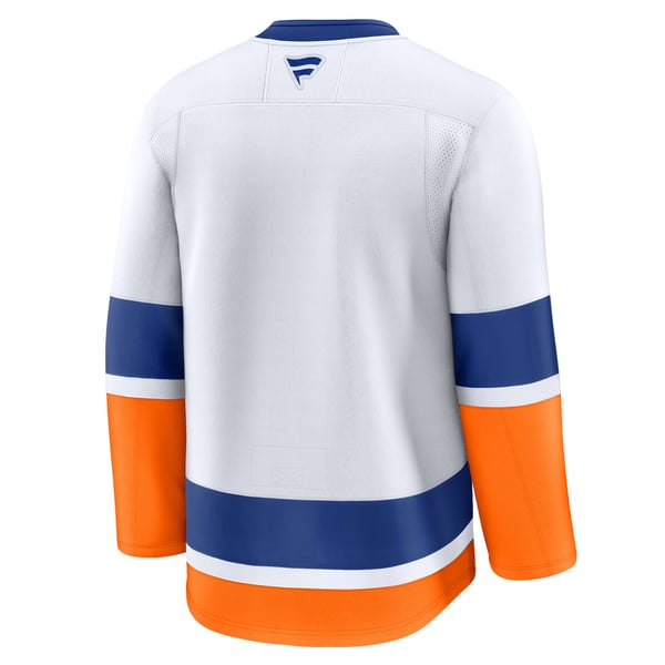 Men's New York Islanders Fanatics White Away Premium Jersey - Image 4