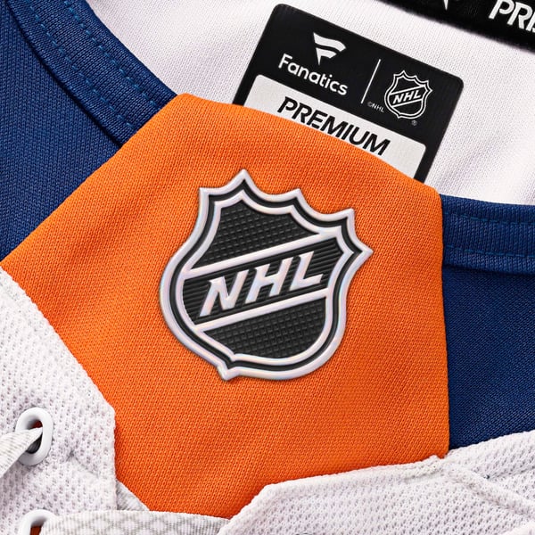 Men's New York Islanders Fanatics White Away Premium Jersey - Image 6