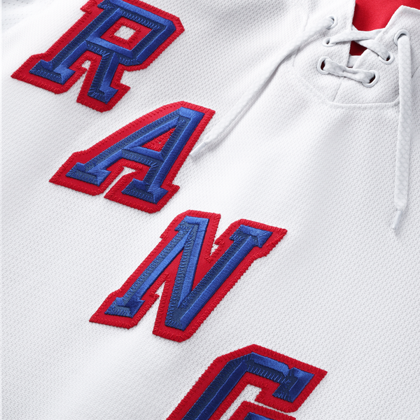 Men's New York Rangers Fanatics White Away Authentic Pro Jersey - Image 6