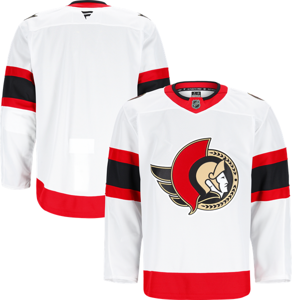 Men's Ottawa Senators Fanatics White Away Authentic Pro Jersey - Image 2