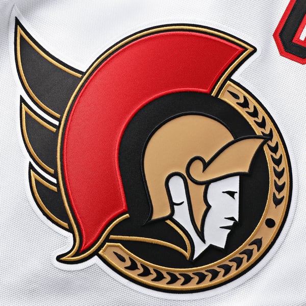 Men's Ottawa Senators Fanatics White Away Premium Custom Jersey - Image 5