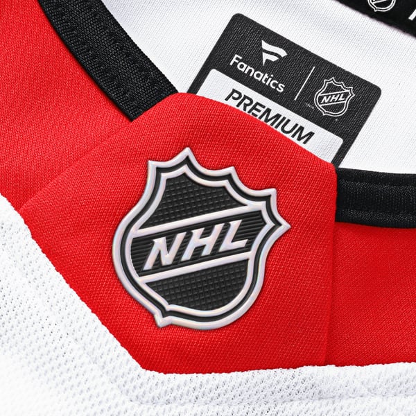 Men's Ottawa Senators Fanatics White Away Premium Custom Jersey - Image 6