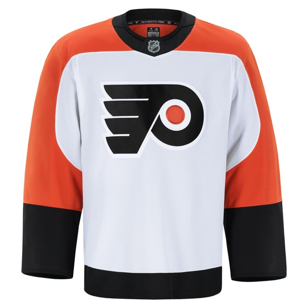 Men's Philadelphia Flyers Fanatics White Away Authentic Pro Jersey - Image 3